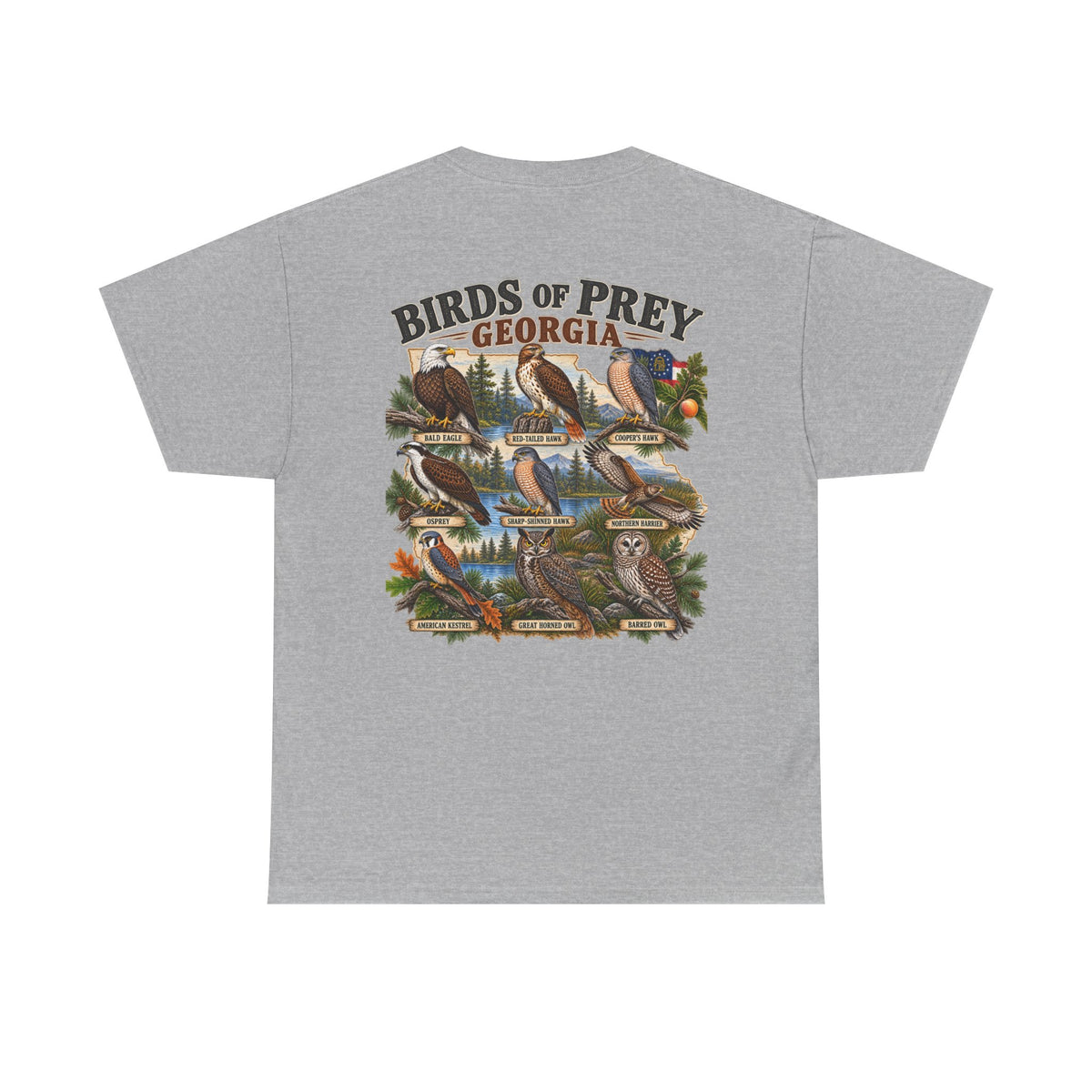 Birds of Prey Tee — Georgia Raptors Graphic T-Shirt