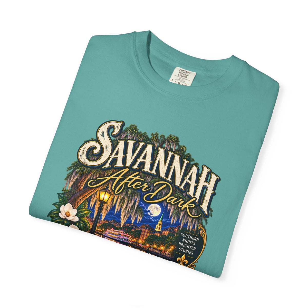 Savannah After Dark T-Shirt — Nightscape Souvenir Tee