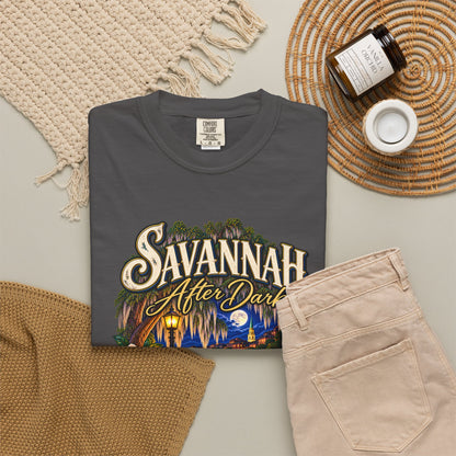 Savannah After Dark T-Shirt — Nightscape Souvenir Tee