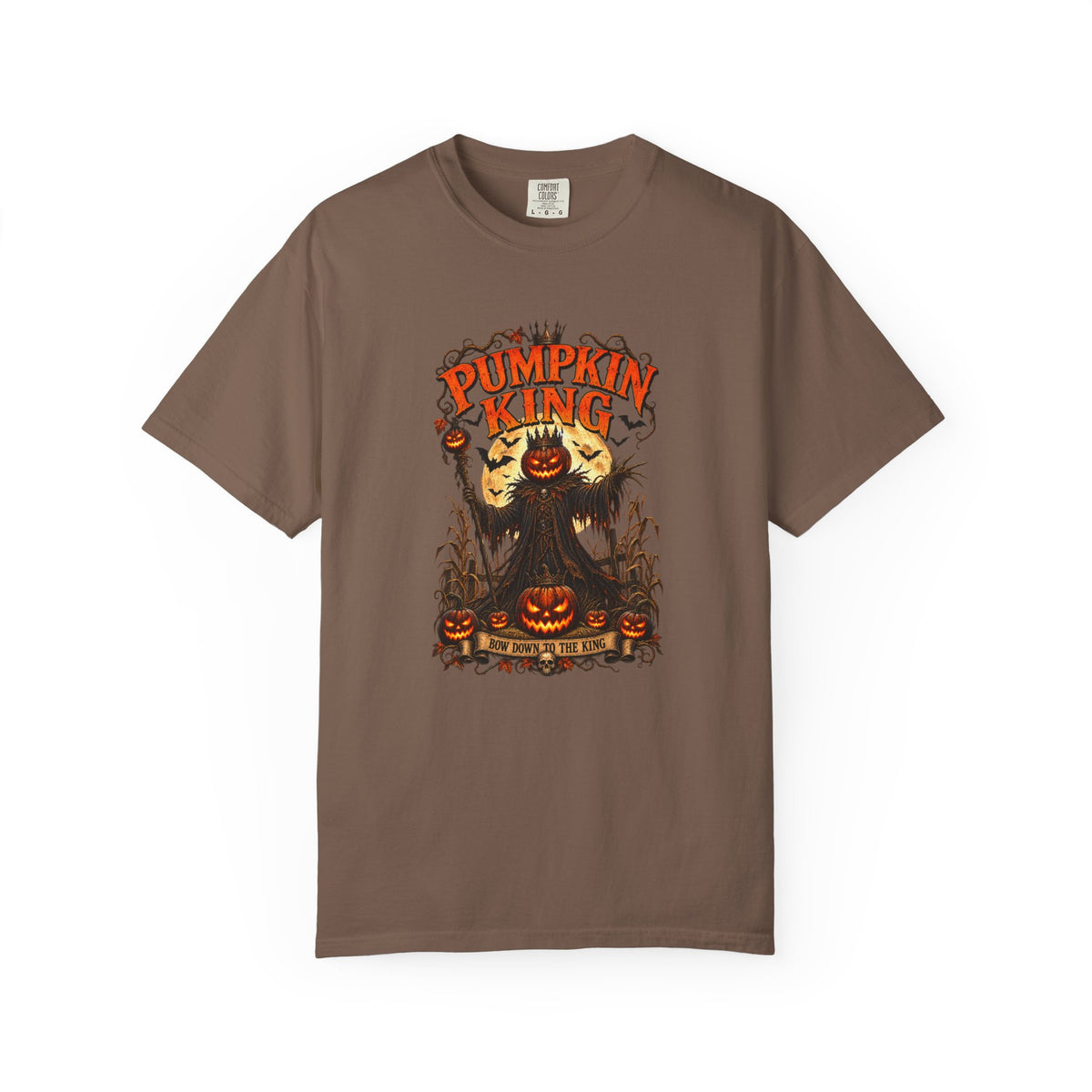 Pumpkin King spooky pumpkin monster T-shirt | Halloween jack-o'-lantern tee