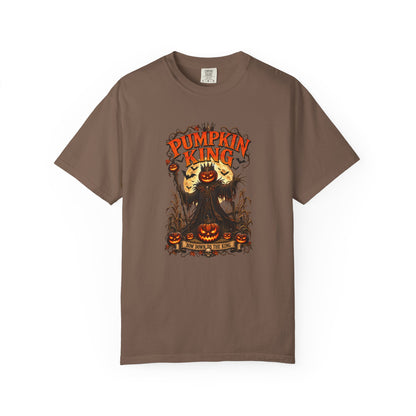 Pumpkin King spooky pumpkin monster T-shirt | Halloween jack-o'-lantern tee