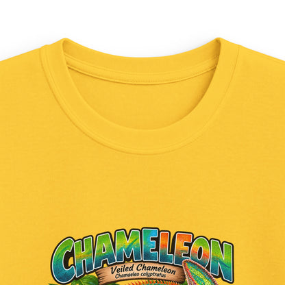 Kids Chameleon T‑Shirt — Colorful Tropical Reptile Graphic Tee