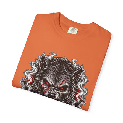 Wolf Head Graphic T-Shirt — Bloody Howl Horror Tee