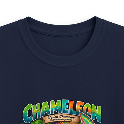 Kids Chameleon T‑Shirt — Colorful Tropical Reptile Graphic Tee