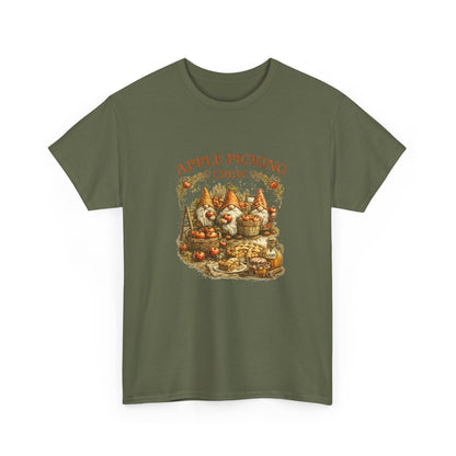 Apple Picking Crew T-Shirt — Vintage Fall Orchard Graphic Tee