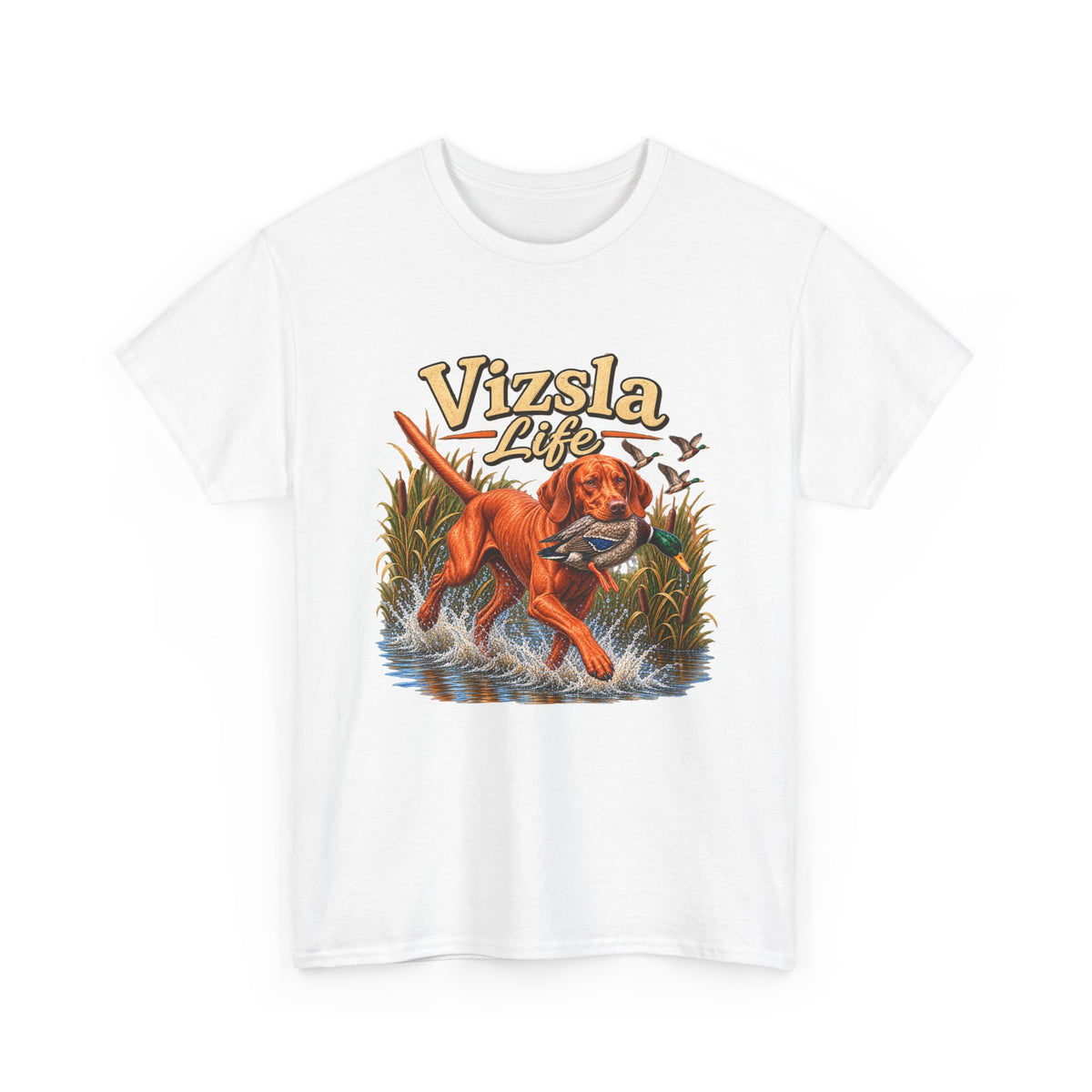 Vizsla Life T-Shirt — Vintage Retriever Graphic Tee for Dog Lovers