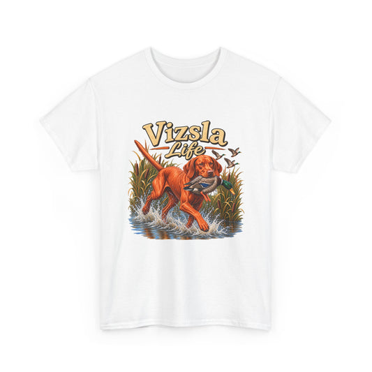 Vizsla Life T-Shirt — Vintage Retriever Graphic Tee for Dog Lovers