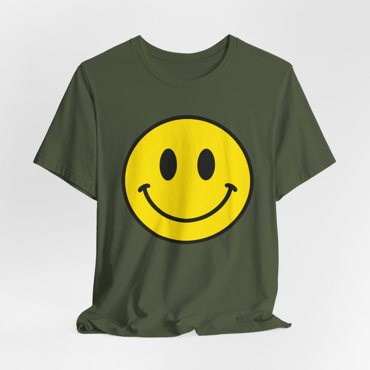 Smiley Face Graphic Tee — Retro Yellow Happy Face T‑Shirt