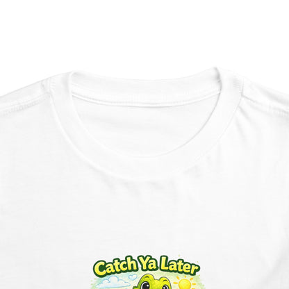 Toddler Tee - "Catch Ya Later Alligator" Cute Cartoon Alligator Kids Shirt