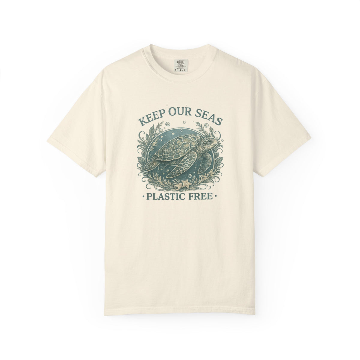 Keep Our Seas Plastic Free Sea Turtle T-Shirt