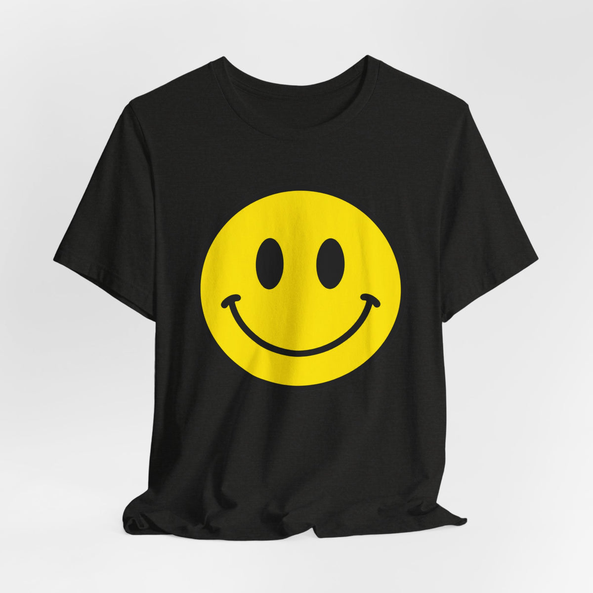 Smiley Face Graphic Tee — Retro Yellow Happy Face T‑Shirt