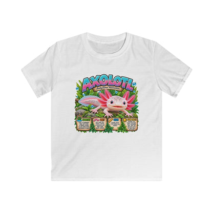 Kids Axolotl Tee — Cute Pink Axolotl Graphic Shirt for Children
