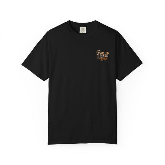 Twisted Pipes 'N More Custom Exhaust Shop T-Shirt — Vintage Mechanic Logo Tee