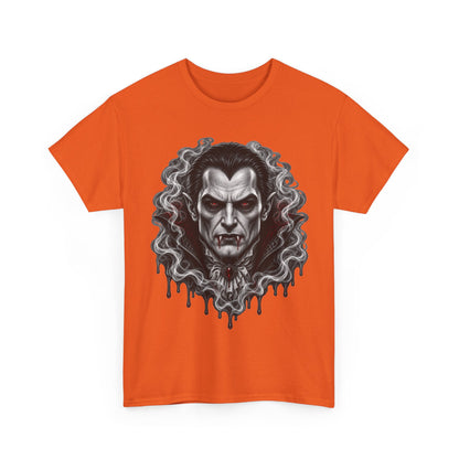 Vampire Face Graphic Tee — Gothic Horror Dracula T-Shirt