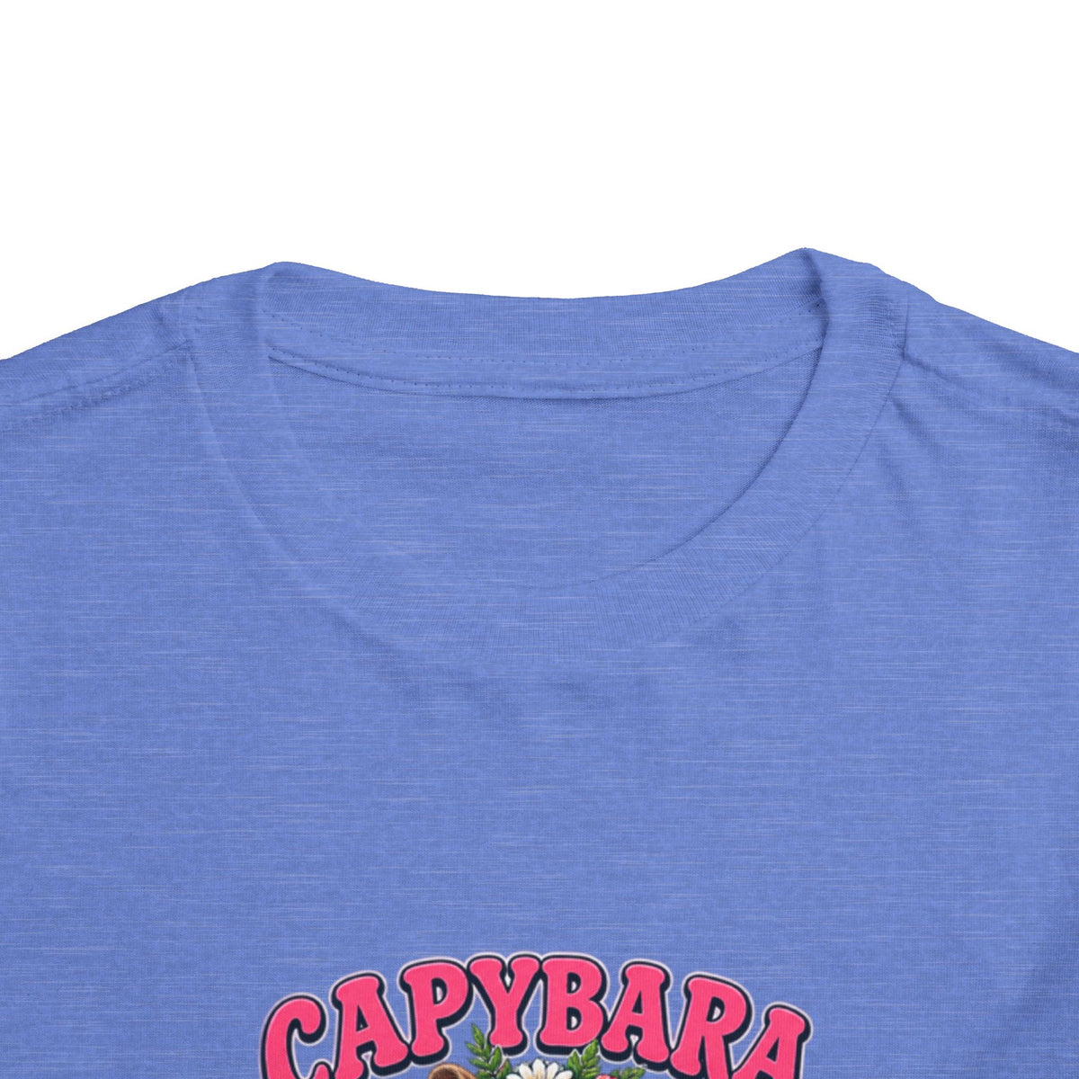 Capybara Good Vibes Toddler Tee - Cute Tropical Animal Shirt