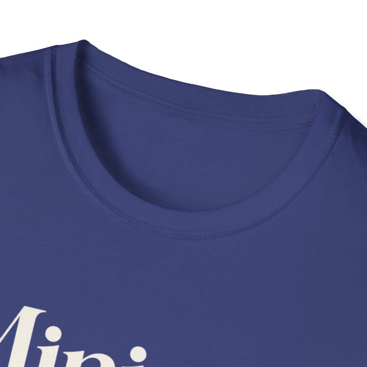 Minimal Effort T-Shirt — Subtle Pastel Text Casual Tee