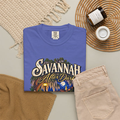 Savannah After Dark T-Shirt — Nightscape Souvenir Tee