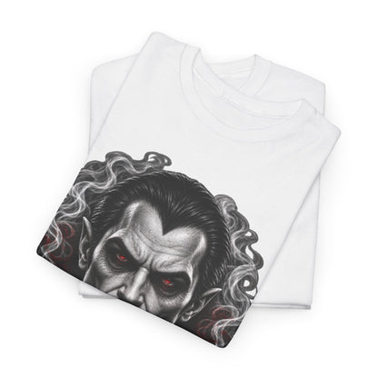 Vampire Face Graphic Tee — Gothic Horror Dracula T-Shirt