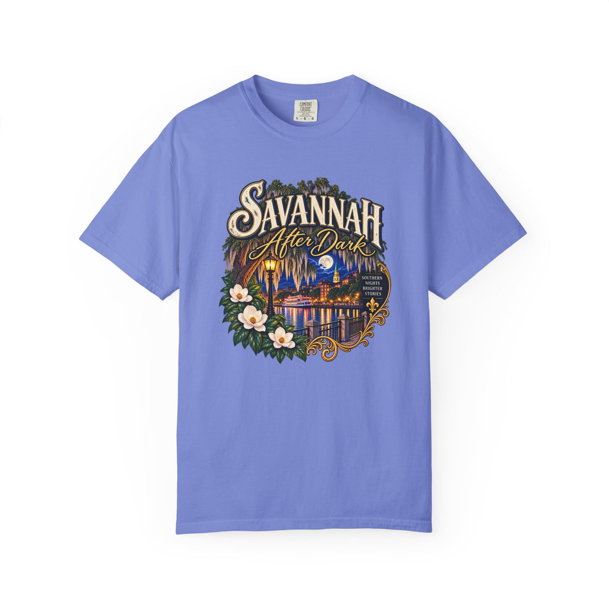 Savannah After Dark T-Shirt — Nightscape Souvenir Tee