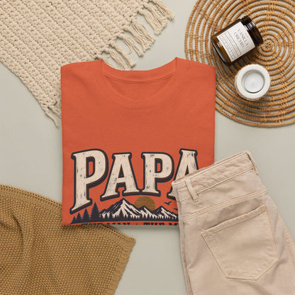 Papa T-Shirt — "Papa The Man The Myth The Legend" Vintage Dad Tee