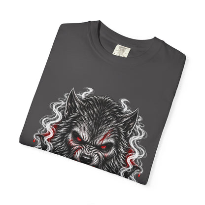 Wolf Head Graphic T-Shirt — Bloody Howl Horror Tee