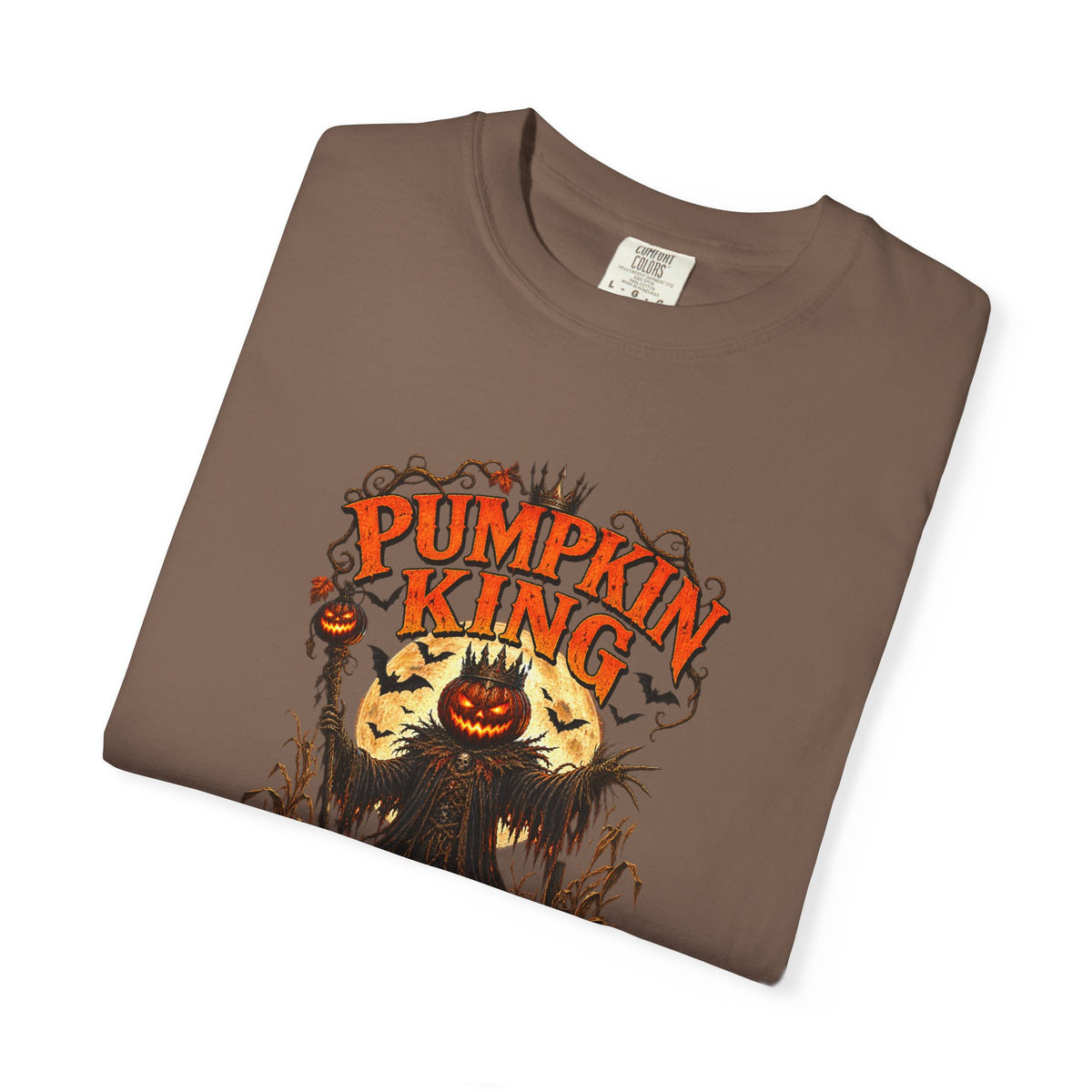 Pumpkin King spooky pumpkin monster T-shirt | Halloween jack-o'-lantern tee