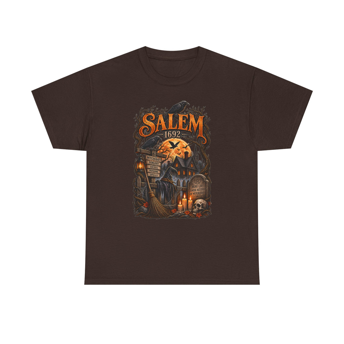 Salem Halloween Haunted House T‑Shirt