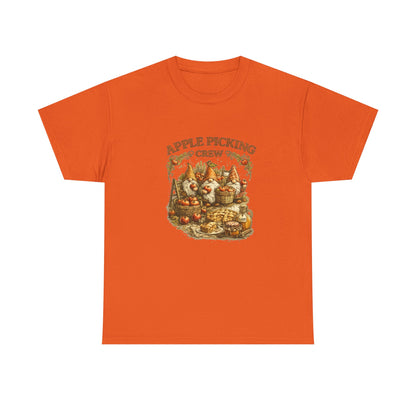 Apple Picking Crew T-Shirt — Vintage Fall Orchard Graphic Tee