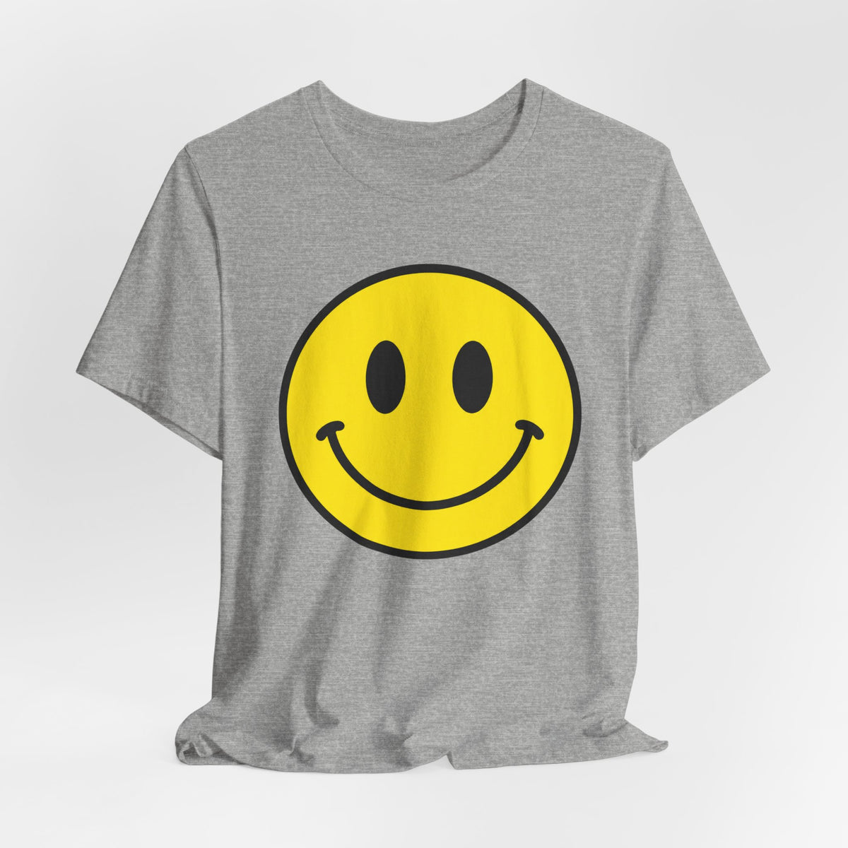 Smiley Face Graphic Tee — Retro Yellow Happy Face T‑Shirt