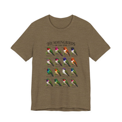 Hummingbirds of the USA Tee — Illustrated Guide T-Shirt