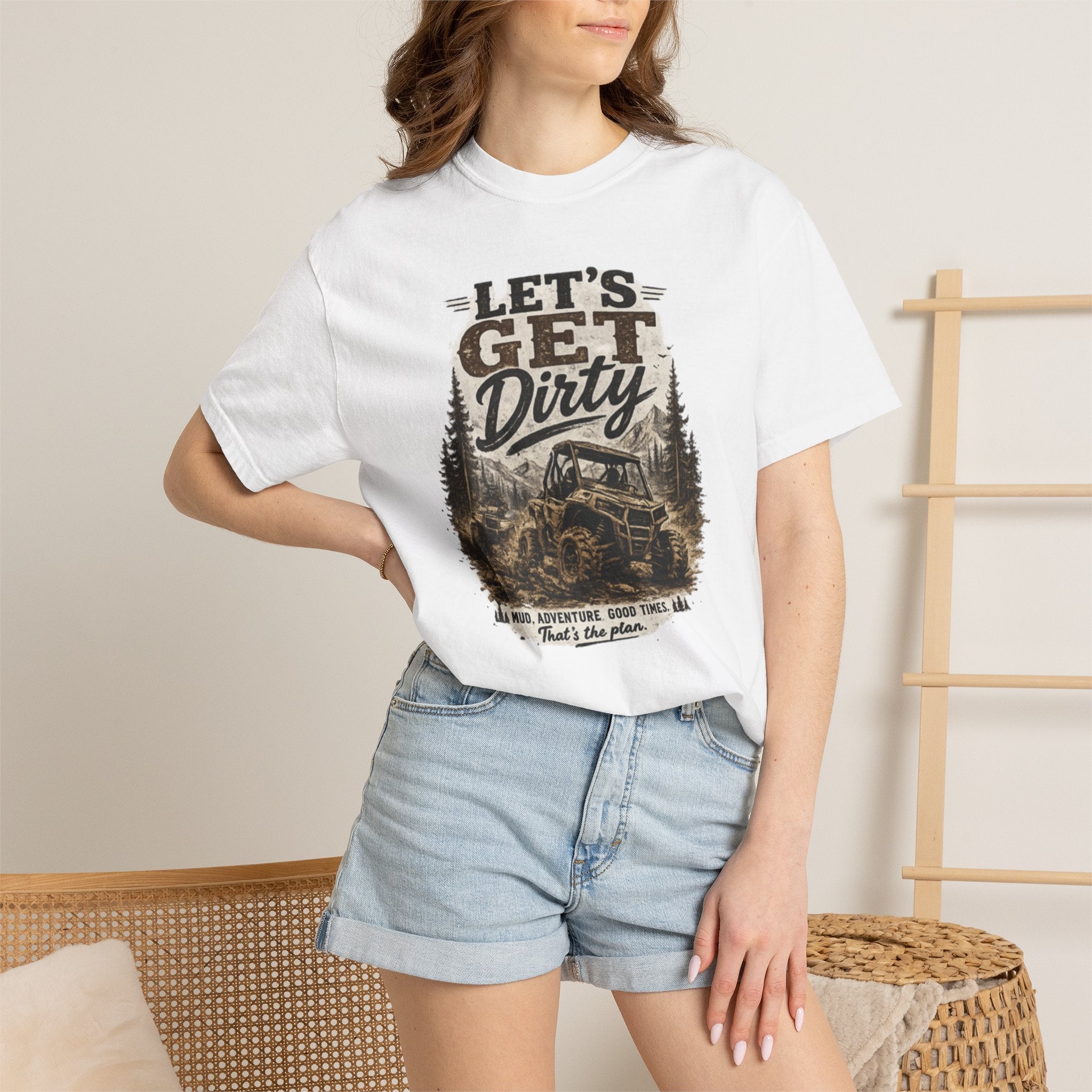 Let's Get Dirty Off-Road T-Shirt – Adventure Truck 4x4 Graphic Tee