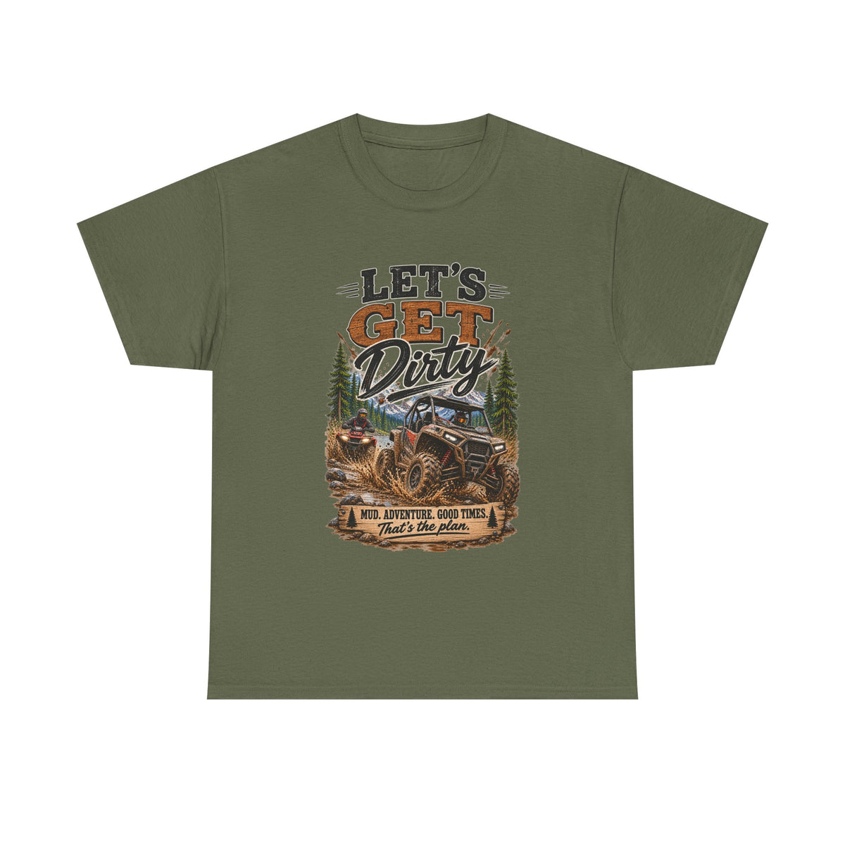 Let’s Get Dirty Off-Road T-Shirt – Mud Adventure Jeep Tee