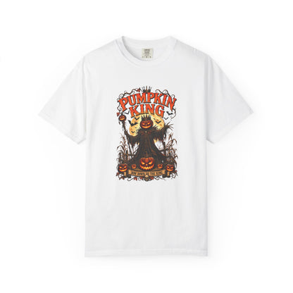 Pumpkin King spooky pumpkin monster T-shirt | Halloween jack-o'-lantern tee