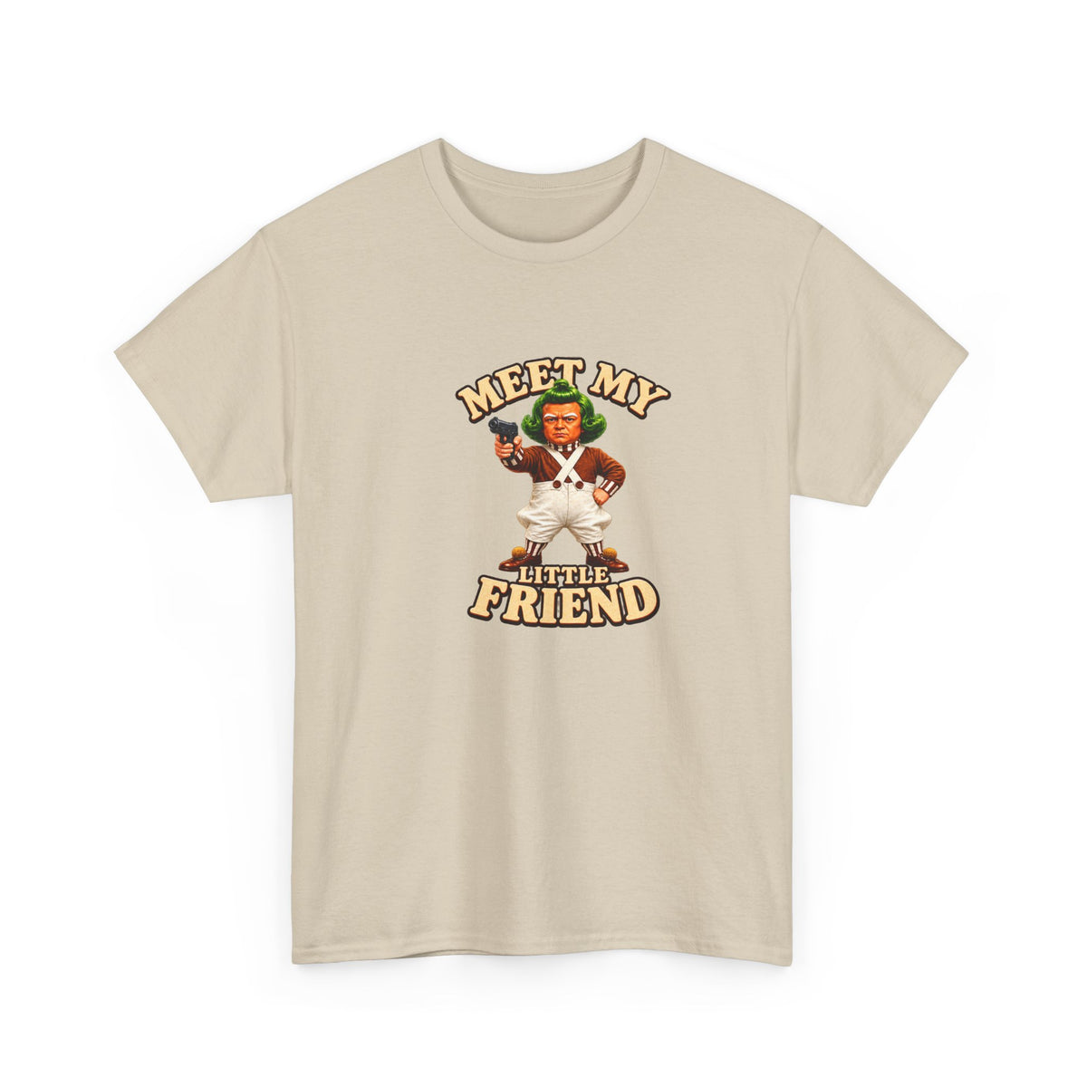 Meet My Little Friend T-Shirt — Retro Cute Character Tee