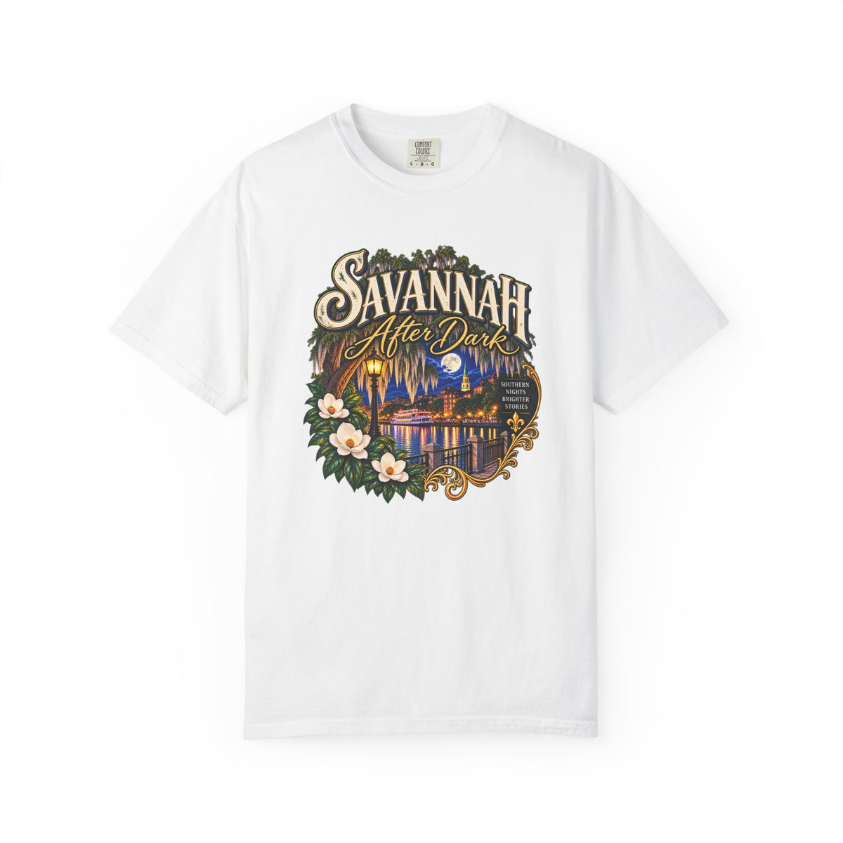Savannah After Dark T-Shirt — Nightscape Souvenir Tee