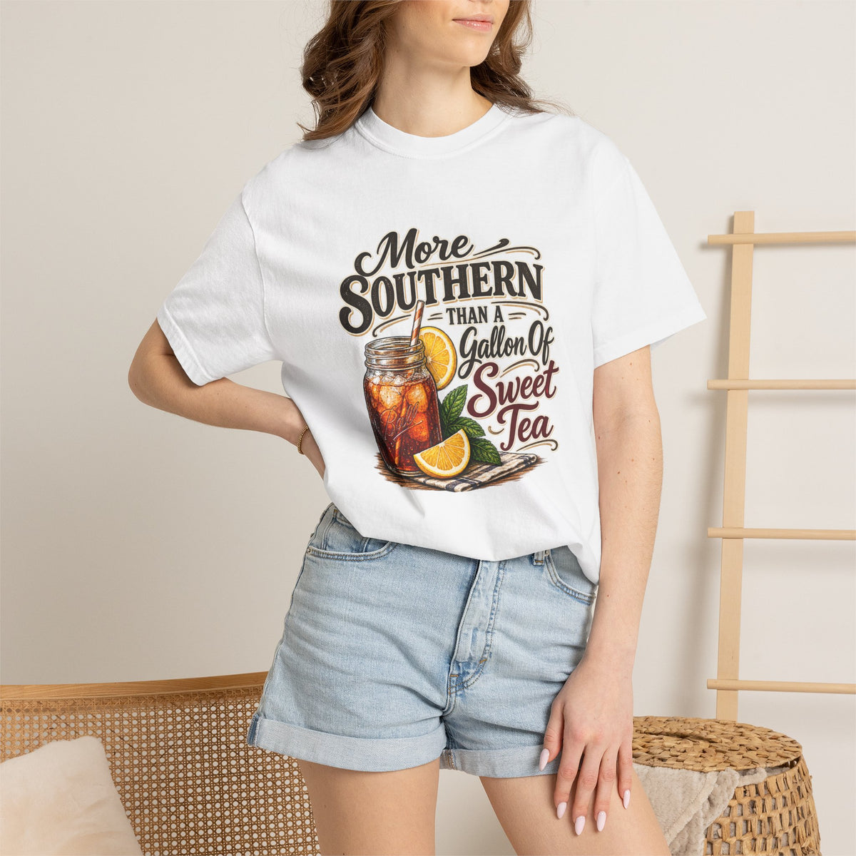 Southern Sweet Tea T-Shirt — "More Southern Than a Gallon of Sweet Tea" Graphic Tee