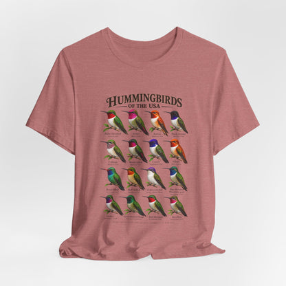 Hummingbirds of the USA Tee — Illustrated Guide T-Shirt