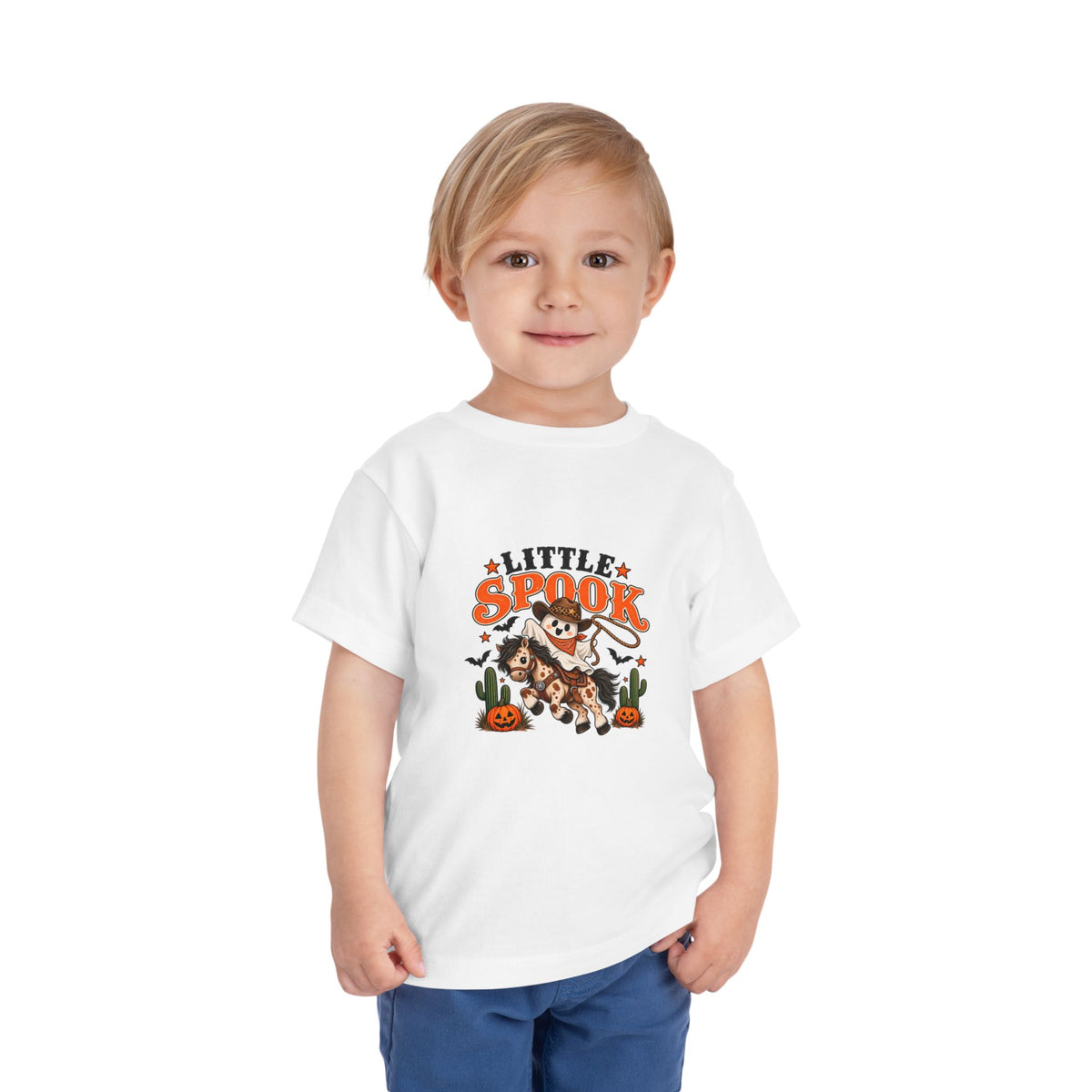 Toddler Tee — "Little Spook" Halloween Puppy Costume Shirt