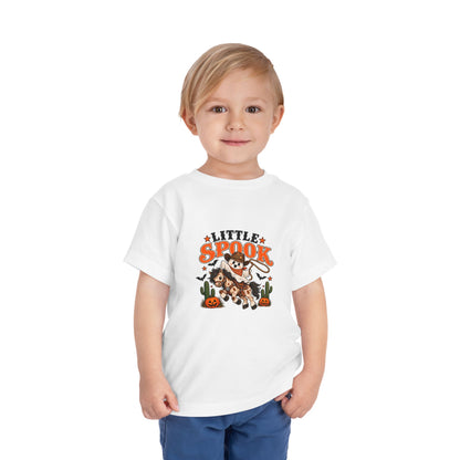 Toddler Tee — "Little Spook" Halloween Puppy Costume Shirt