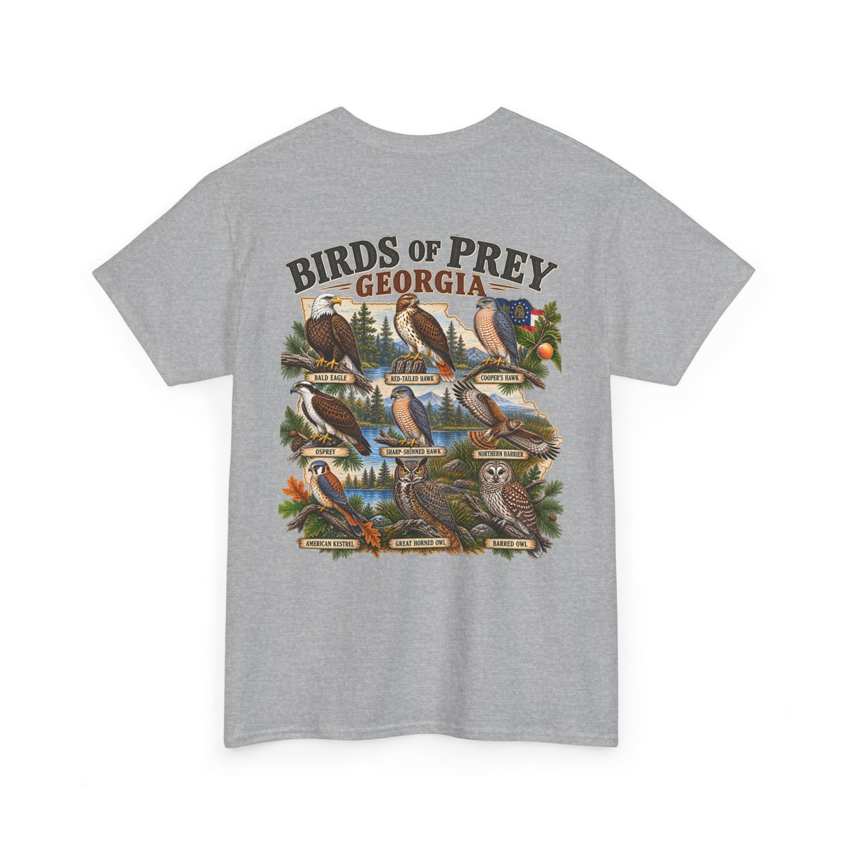 Birds of Prey Tee — Georgia Raptors Graphic T-Shirt