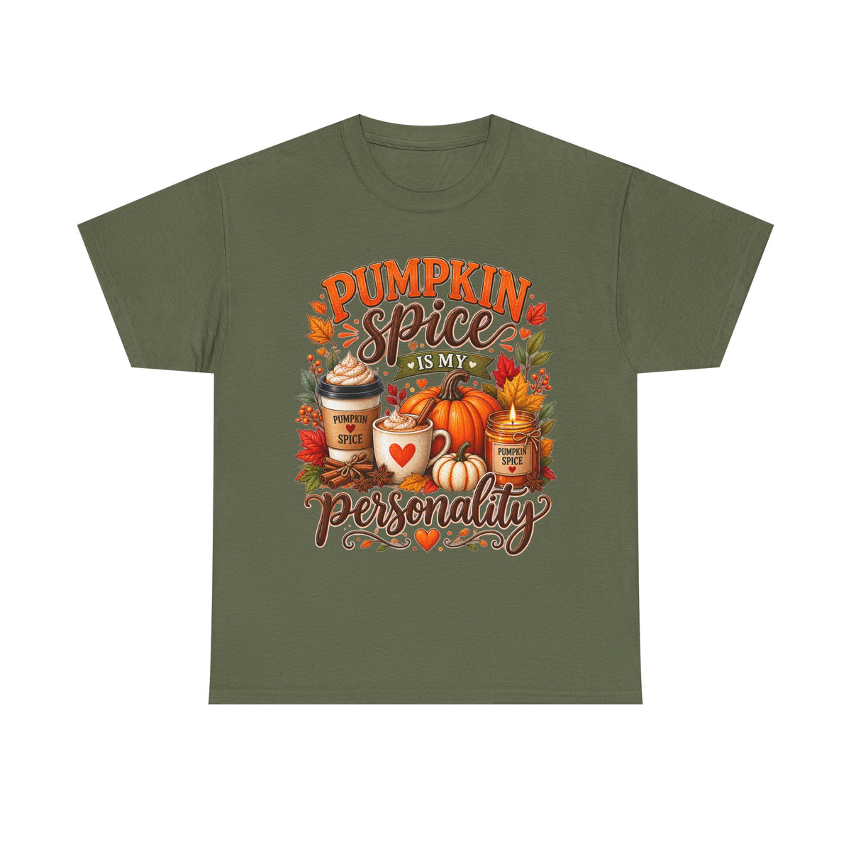 Pumpkin Spice Tee — "Pumpkin Spice Is My Personality" Fall T-Shirt