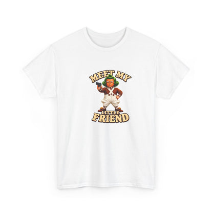 Meet My Little Friend T-Shirt — Retro Cute Character Tee