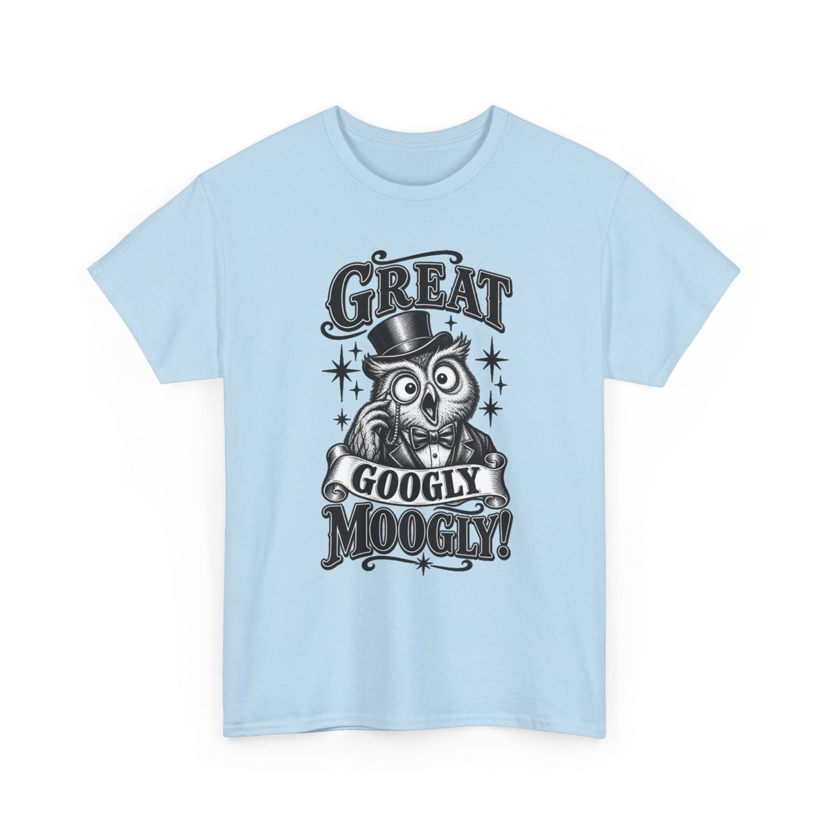 T-Shirt — Vintage Owl 'Great Googly Moogly!' Graphic Tee