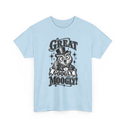 T-Shirt — Vintage Owl 'Great Googly Moogly!' Graphic Tee