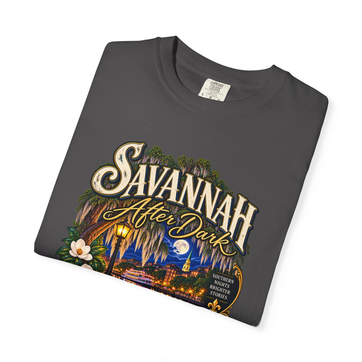 Savannah After Dark T-Shirt — Nightscape Souvenir Tee
