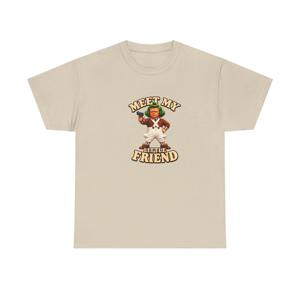 Meet My Little Friend T-Shirt — Retro Cute Character Tee