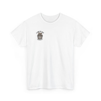 Camping Humor T‑Shirt — “Most Common Shit” Outdoor Checklist Tee