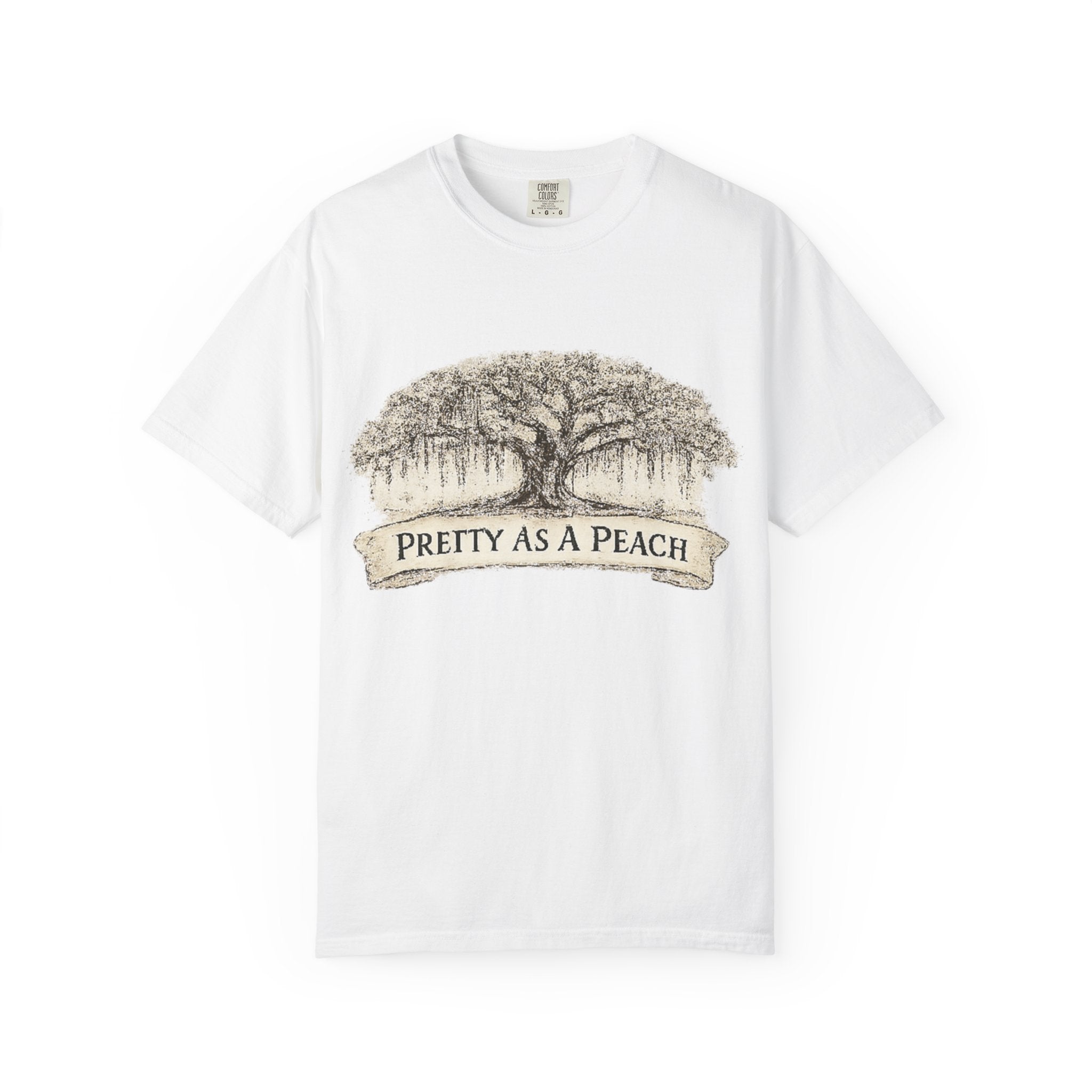 Pretty As A Peach T-Shirt — Southern Oak Vintage Graphic Tee