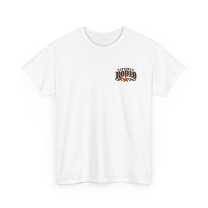 Spooky Rodeo Tee — Halloween Western Skull & Sunflower Graphic T-Shirt