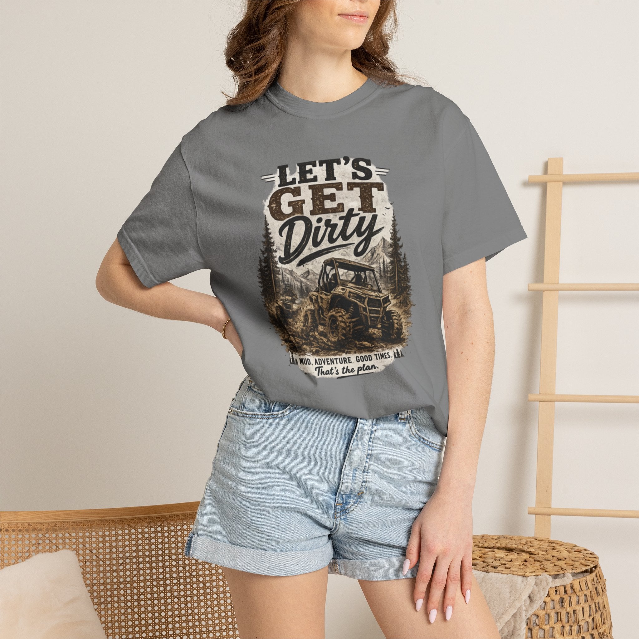 Let's Get Dirty Off-Road T-Shirt – Adventure Truck 4x4 Graphic Tee